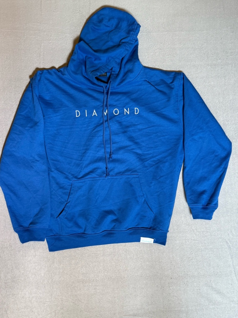 New Diamond Supply Co. Script Royal Embroidery Pullover MEDIUM Hoodie RMHD-53